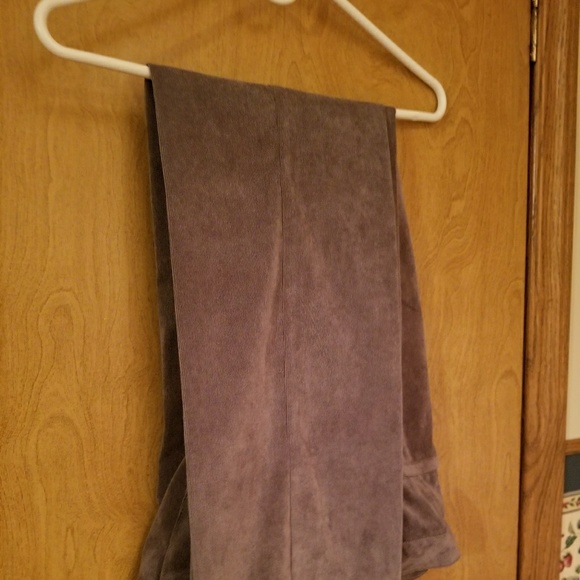 NWOT. Corduroy slacks *grey* - Picture 2 of 2